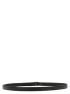 Saint Laurent Cassandre Belt Black, view 2