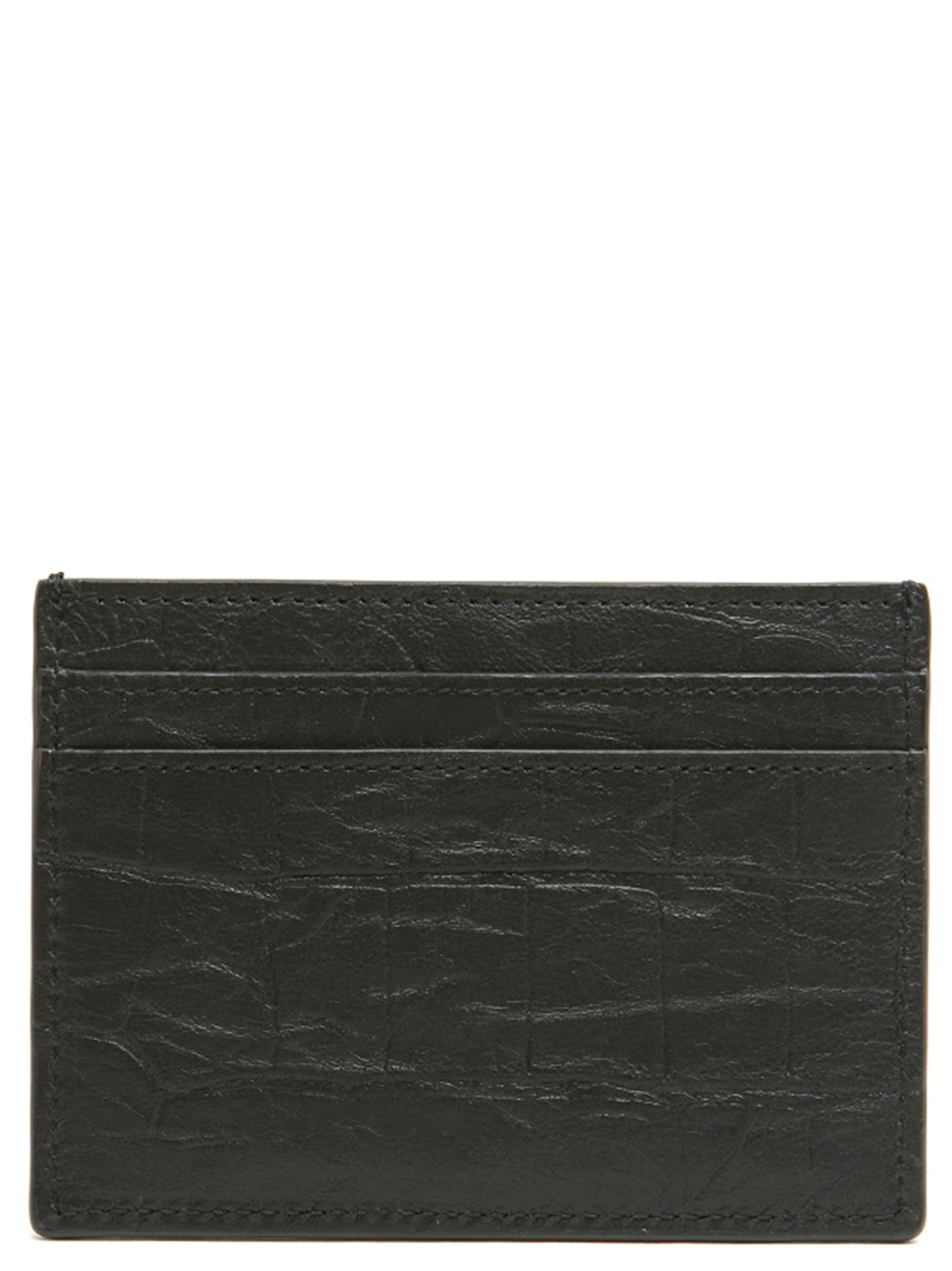 Saint Laurent Cassandre Card Holder Black