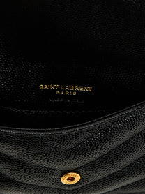 Saint Laurent Cassandre Card Holder Black