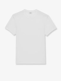 Saint Laurent Men's Cassandre Certified Cotton Shirt White