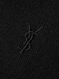 Saint Laurent Men's Cassandre Certified Cotton Shirt Black