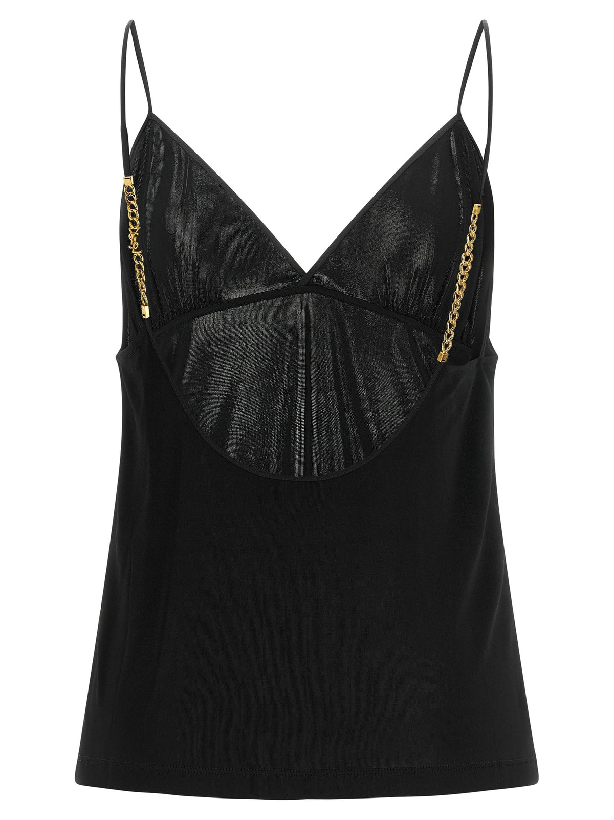 Saint Laurent Cassandre Chain Top Black, view 2