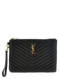 Saint Laurent Cassandre Clutch Black