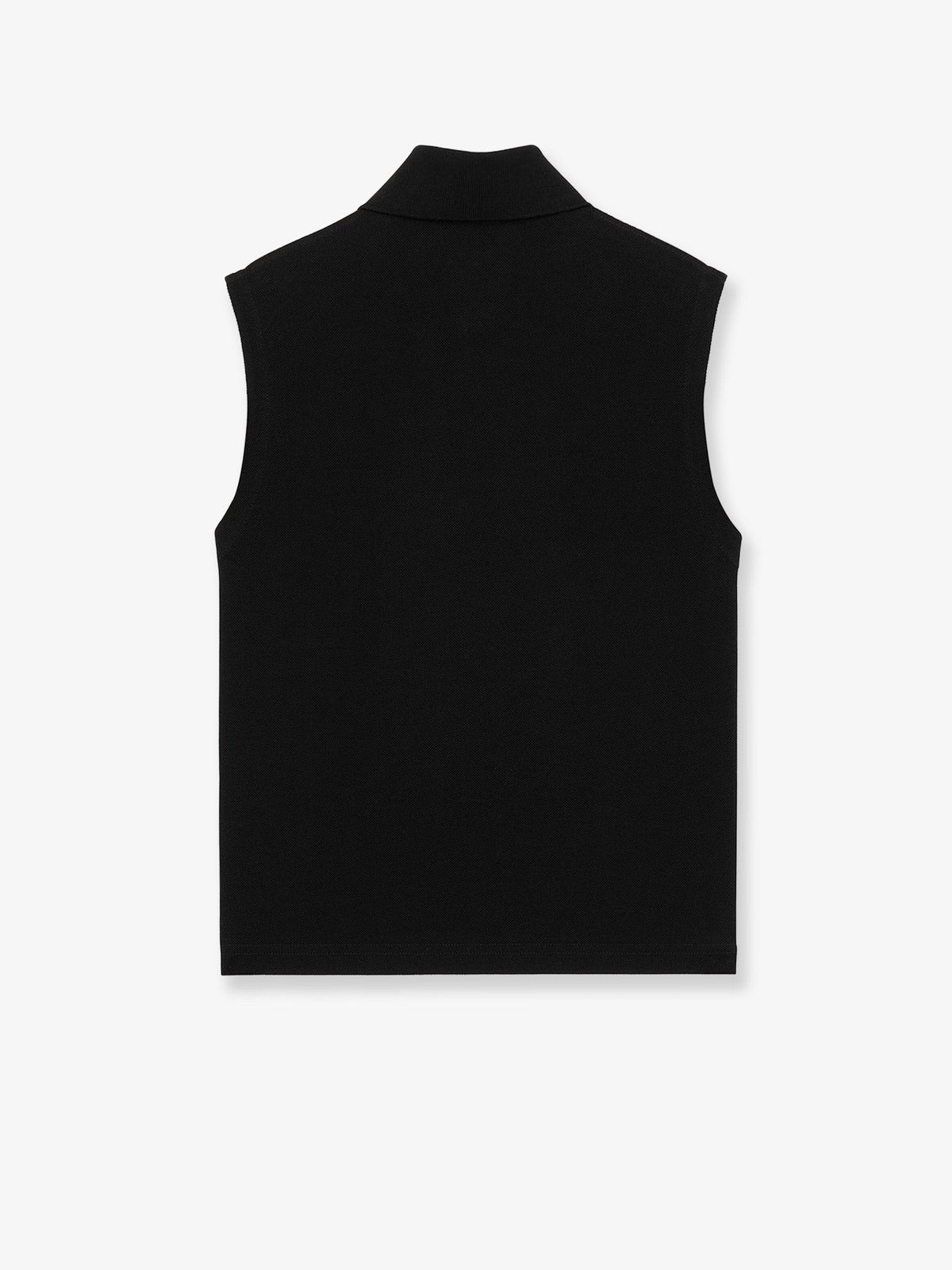 Saint Laurent Women's Cassandre Cotton Polo Shirt Black, view 2