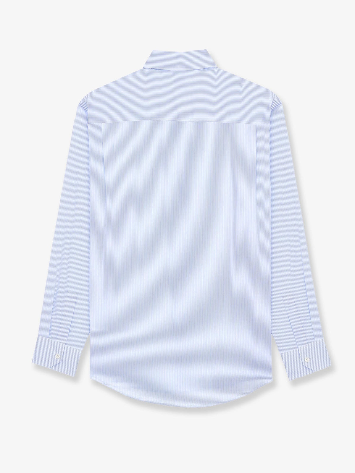 Saint Laurent Men's Cassandre Cotton Shirt White, view 2