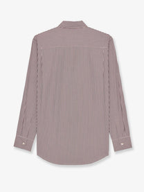 Saint Laurent Men's Cassandre Cotton Shirt White