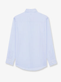 Saint Laurent Men's Cassandre Shirt Blue