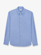 Saint Laurent Men's Cassandre Cotton Shirt Black
