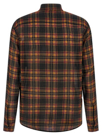 Saint Laurent Cassandre Lavallière Shirt Gold