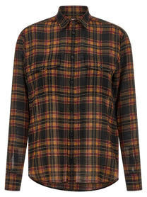 Saint Laurent Cassandre Lavallière Shirt Gold
