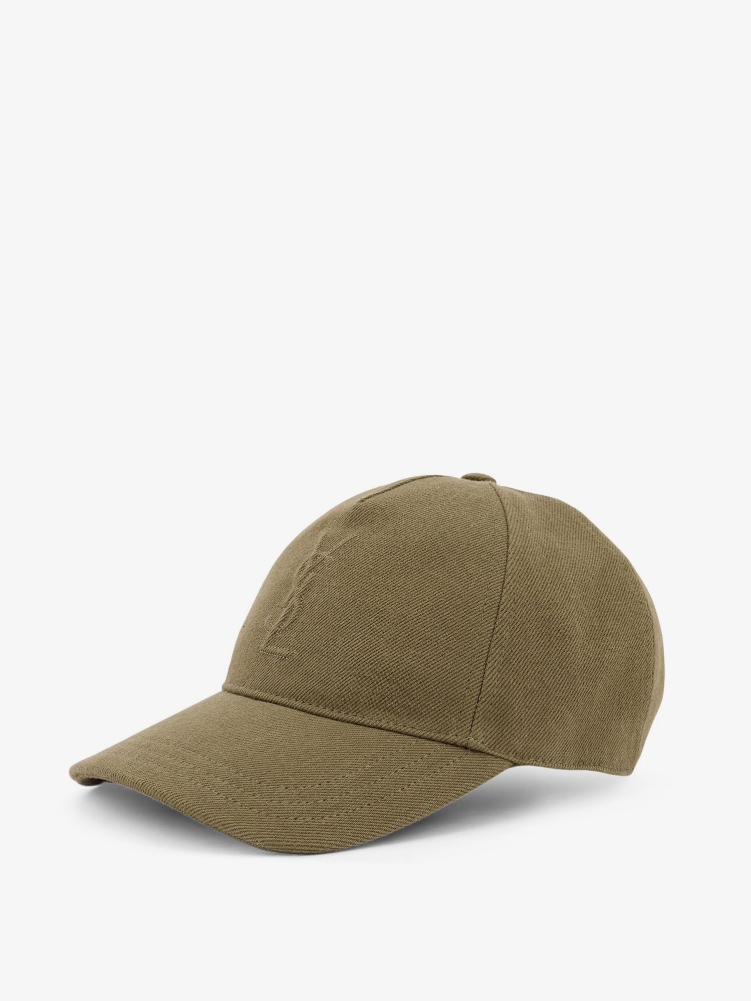 Saint Laurent Men's Cassandre Cap Green