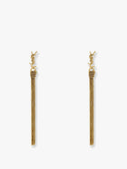 Saint Laurent Women's Cassandre Metal Earrings Gold