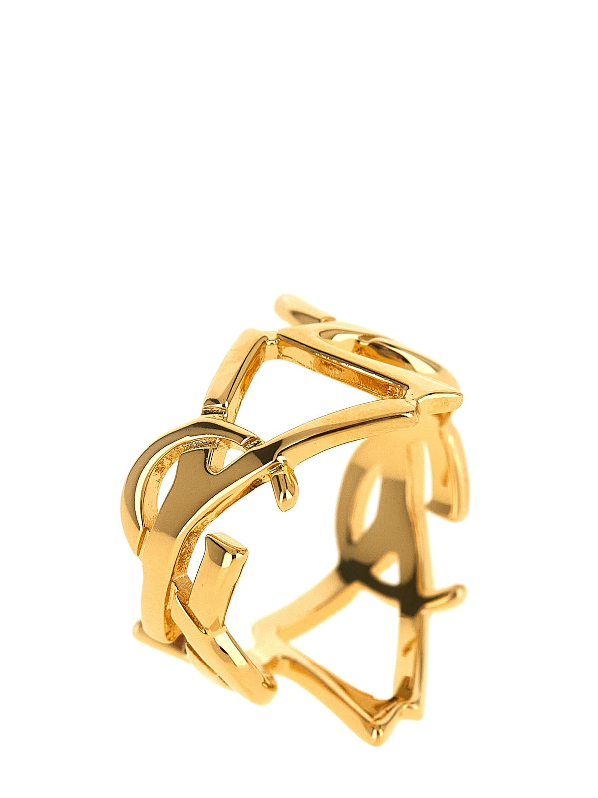 Saint Laurent Cassandre Scarf Clip Gold, view 3