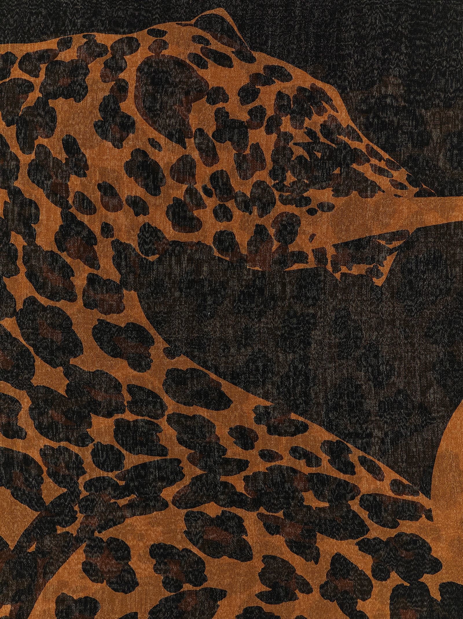 Saint Laurent Cassandre Scarf Black