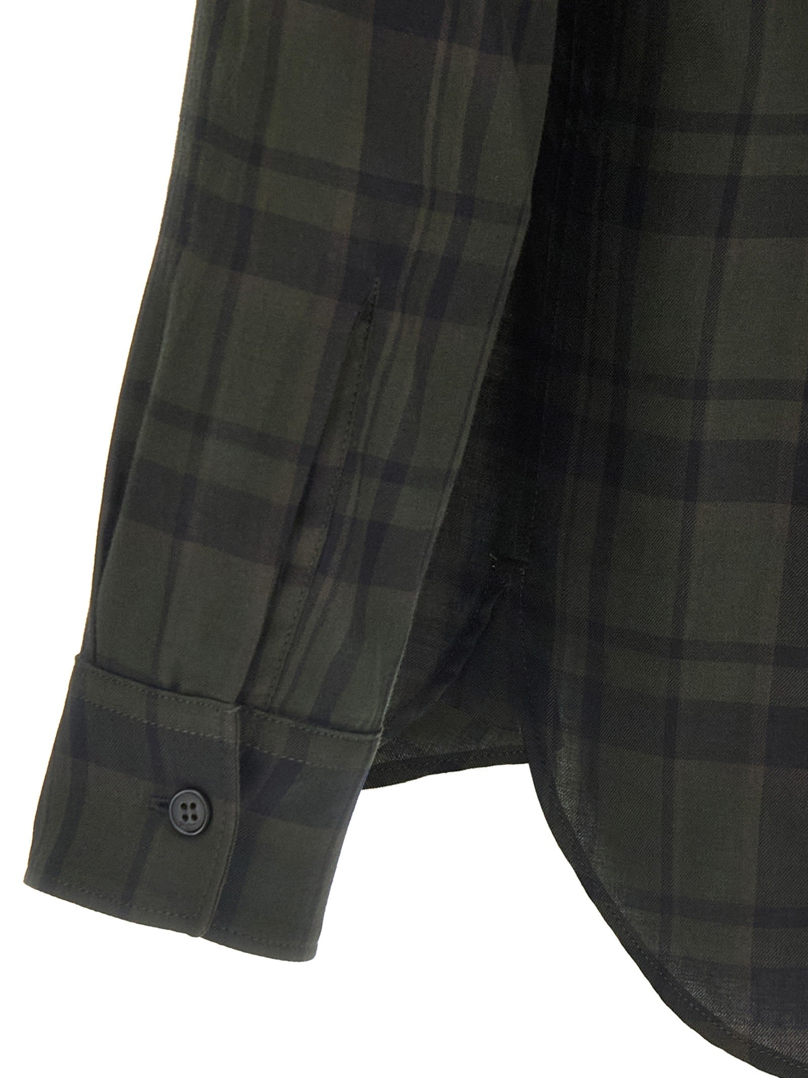 Saint Laurent Cassandre Shirt Green