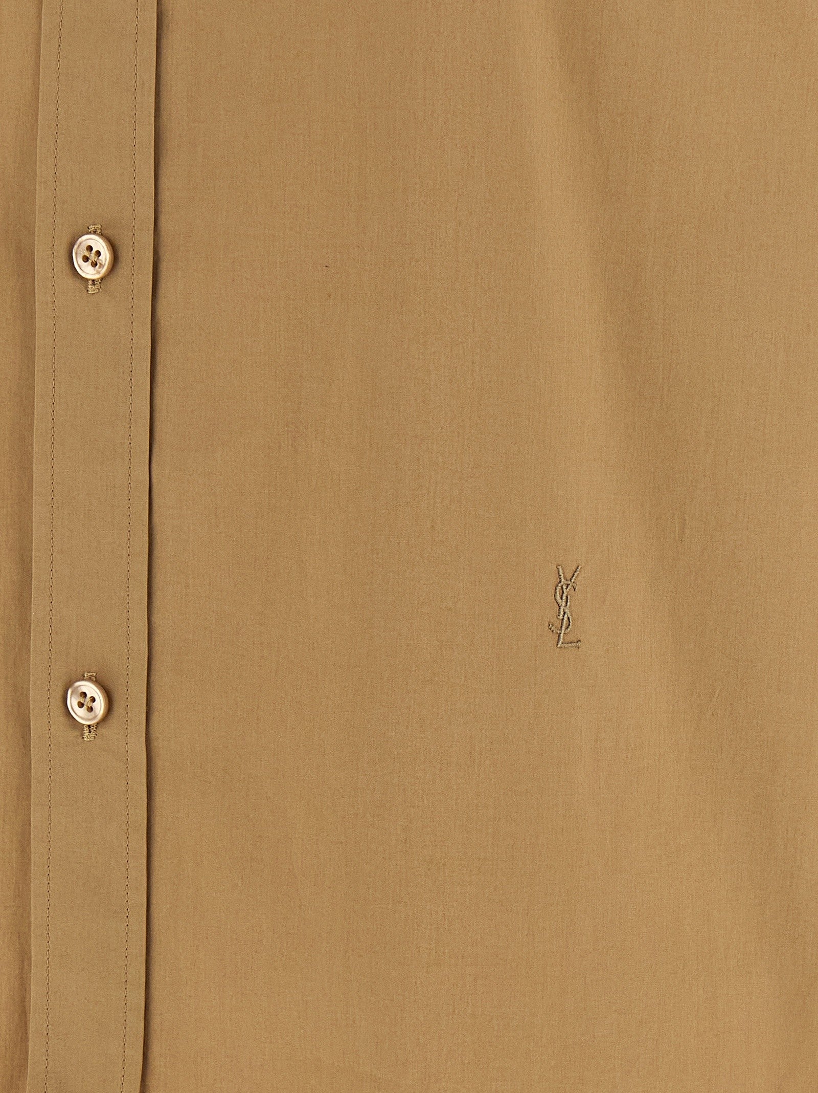 Saint Laurent Cassandre Shirt Brown