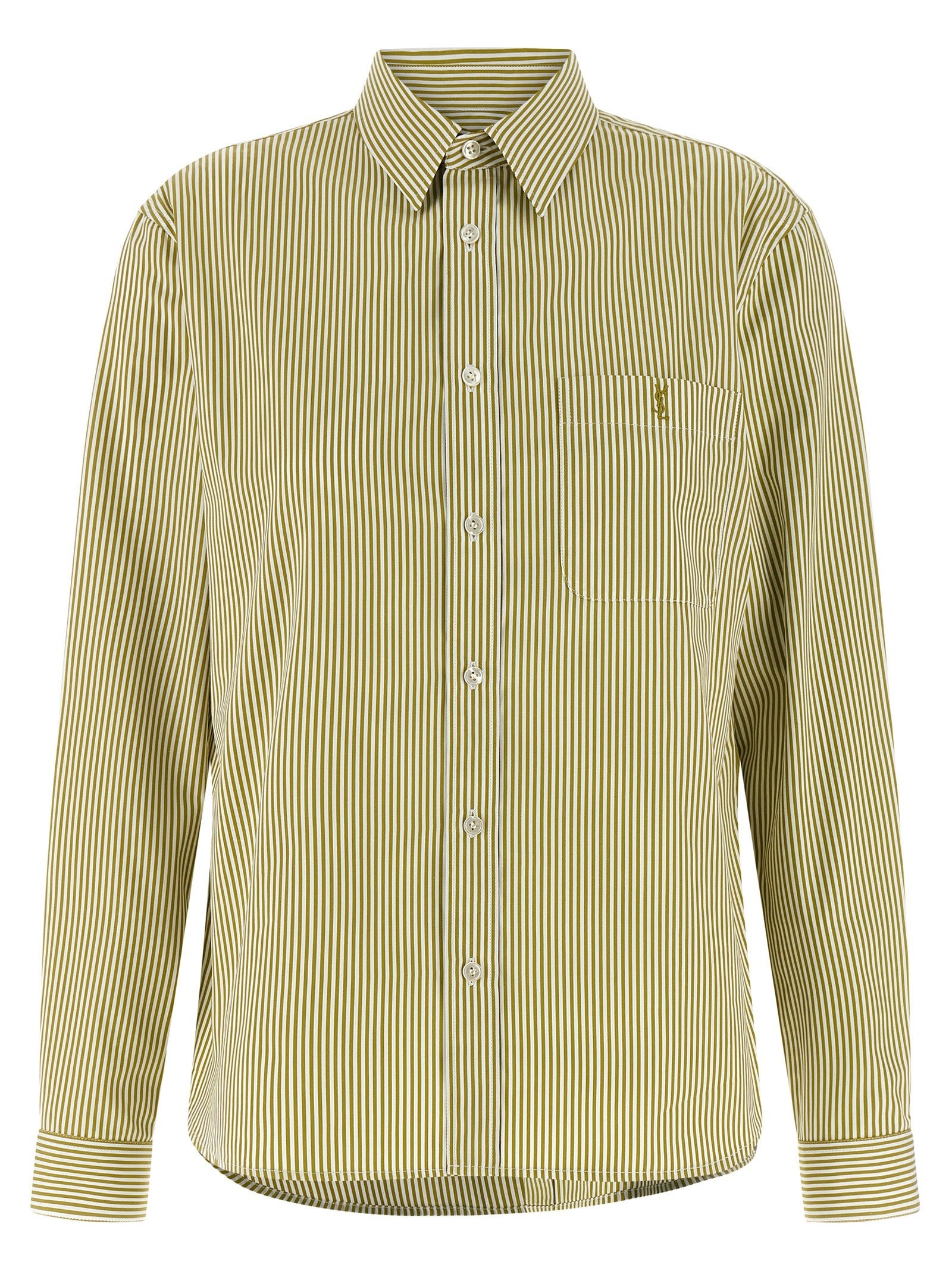 Saint Laurent Cassandre Shirt Green