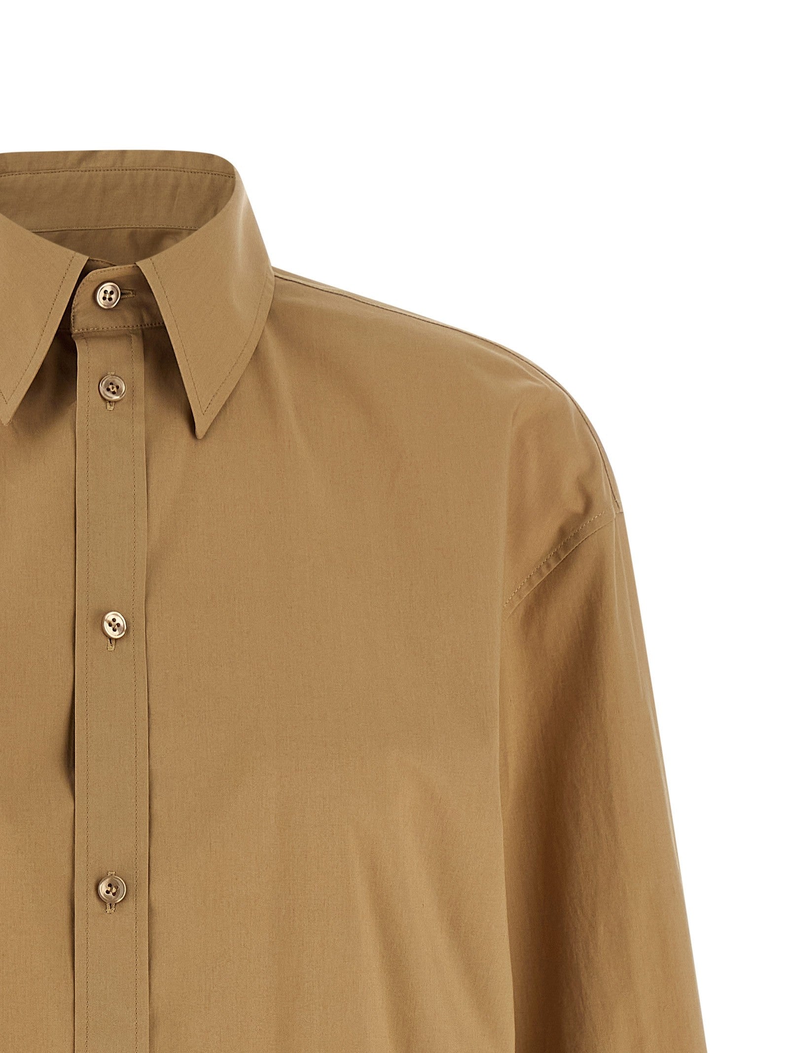 Saint Laurent Cassandre Shirt Brown