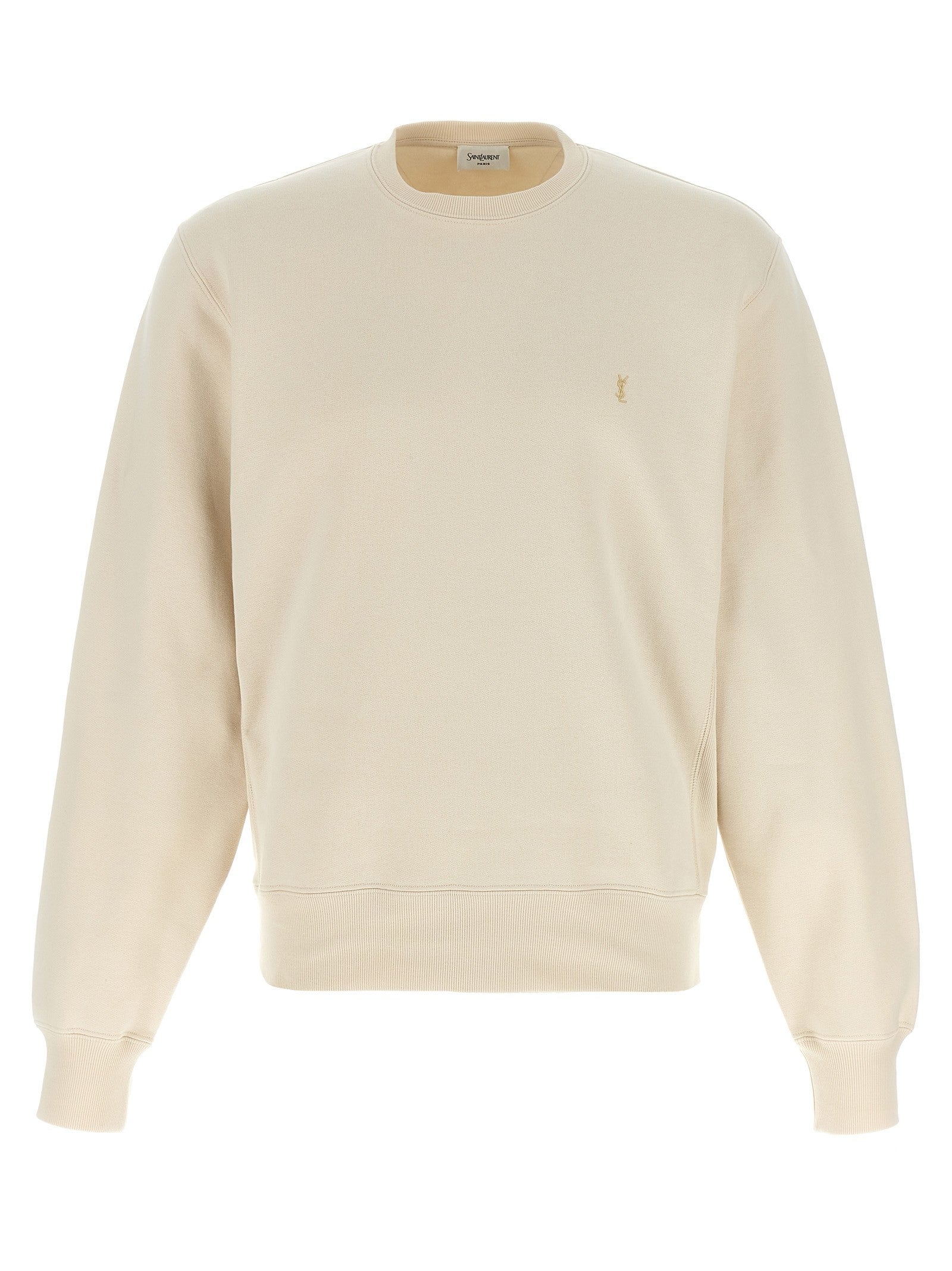 Saint Laurent Cassandre Sweatshirt Beige