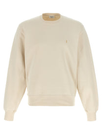 Saint Laurent Cassandre Sweatshirt Beige