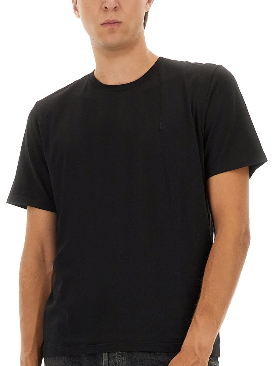 Saint Laurent Men's Cassandre Shirt Black