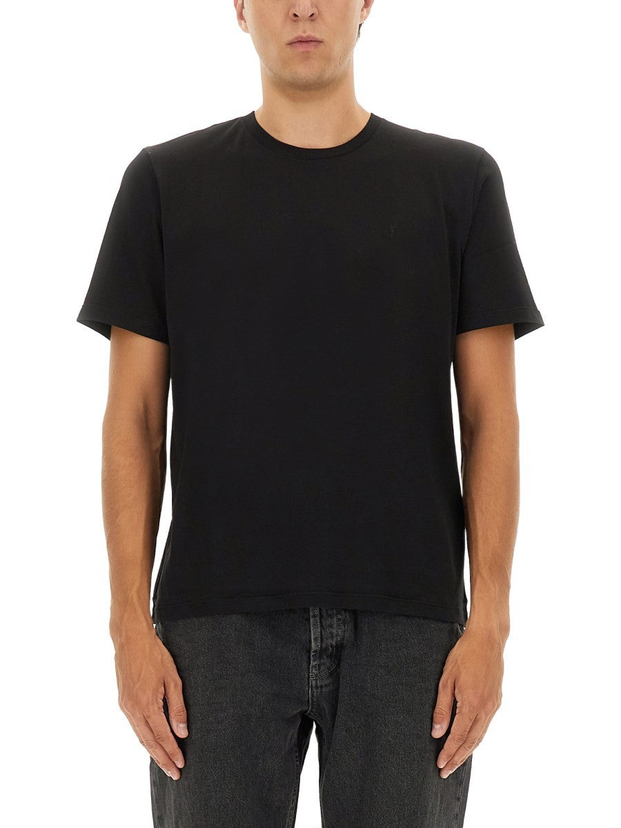 Saint Laurent Men's Cassandre Shirt Black