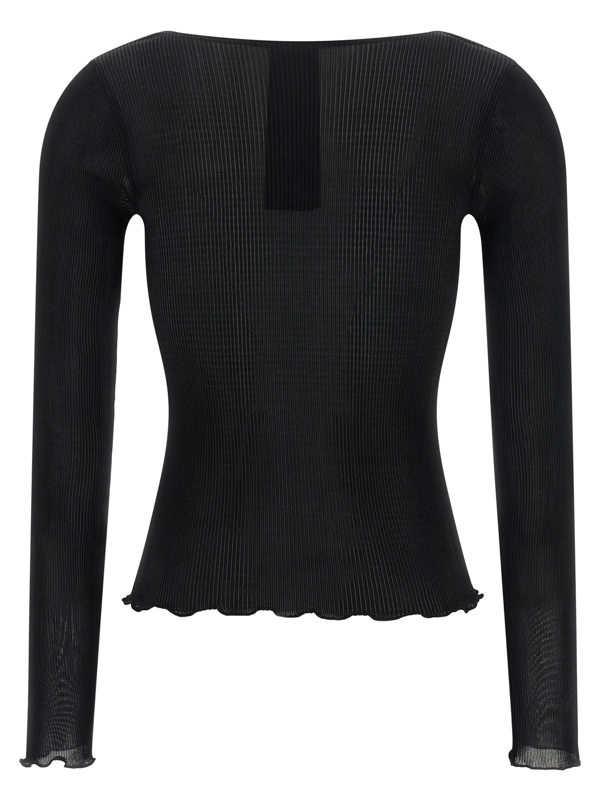 Saint Laurent Cassandre Top Black