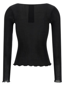 Saint Laurent Cassandre Top Black