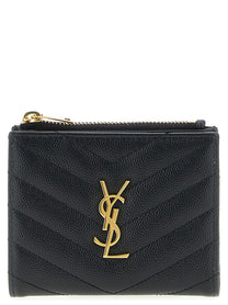 Saint Laurent Cassandre Wallet Black