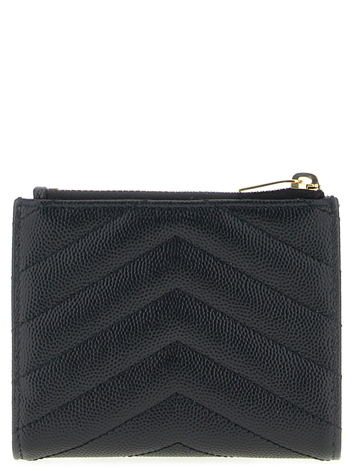 Saint Laurent Cassandre Wallet Black, view 2