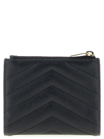 Saint Laurent Cassandre Wallet Black, view 2