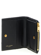 Saint Laurent Cassandre Wallet Black, view 3