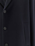 Hevò Men's Cassano Virgin Sheeps Wool Coat Blue, view 3
