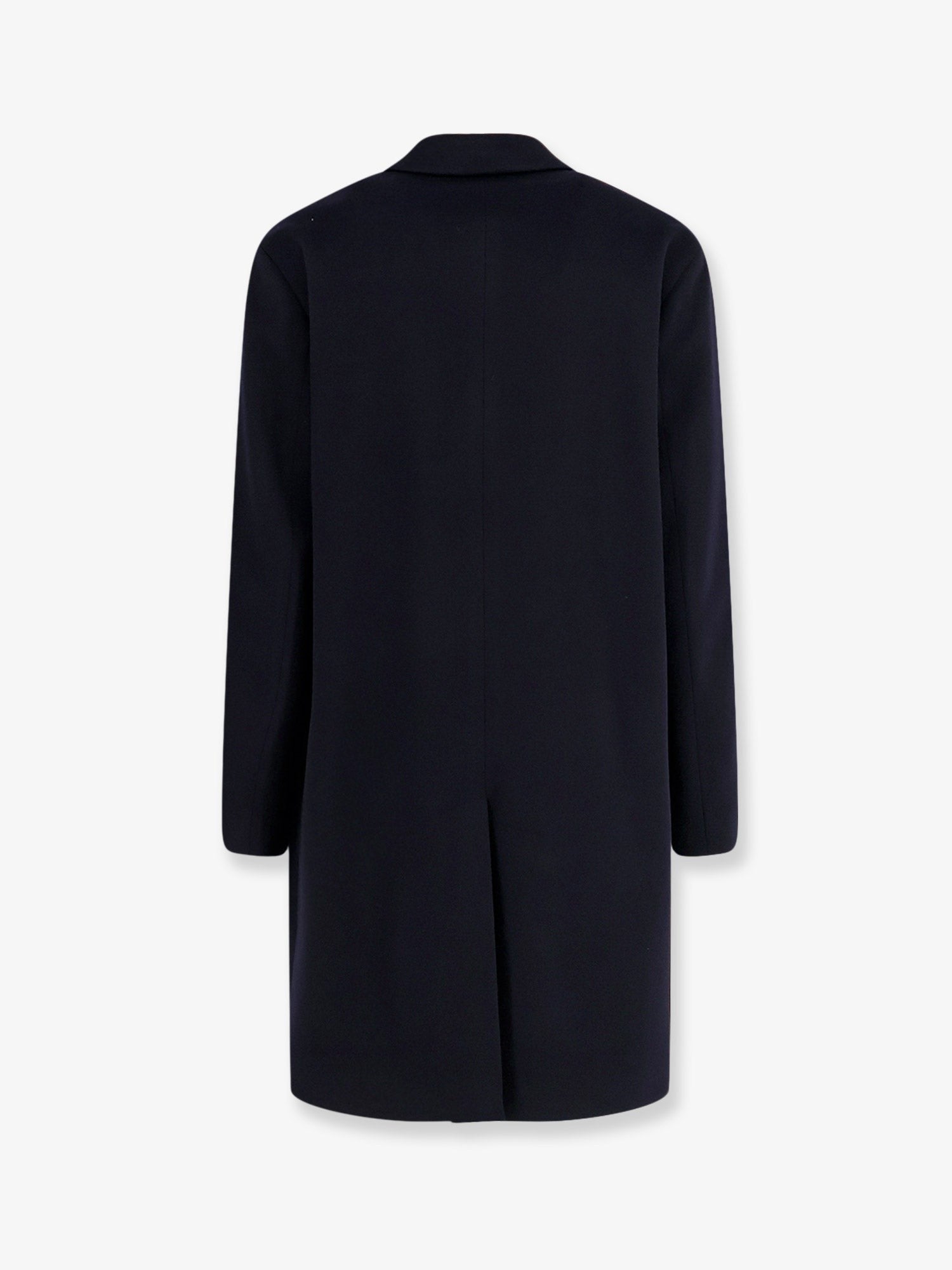Hevò Men's Cassano Virgin Sheeps Wool Coat Blue