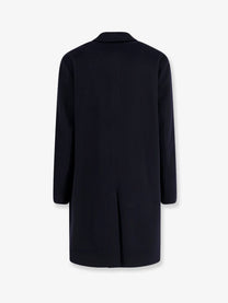 Hevò Men's Cassano Virgin Sheeps Wool Coat Blue