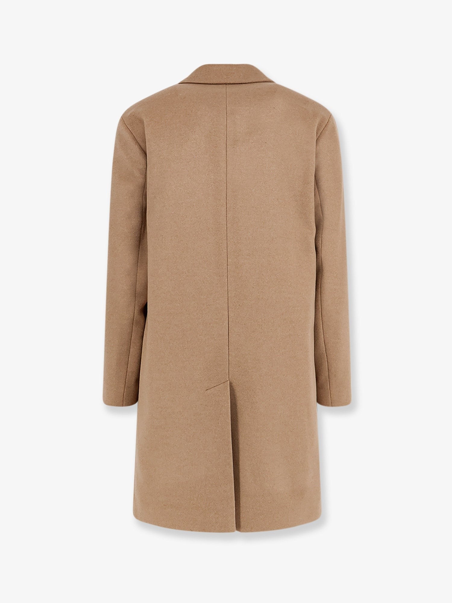 Hevò Men's Cassano Virgin Sheeps Wool Coat Beige