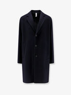 Hevò Men's Cassano Virgin Sheeps Wool Coat Blue