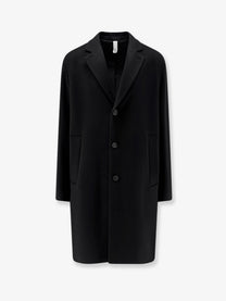 Hevò Men's Cassano Virgin Sheeps Wool Coat Black