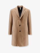 Hevò Men's Cassano Virgin Sheeps Wool Coat Beige
