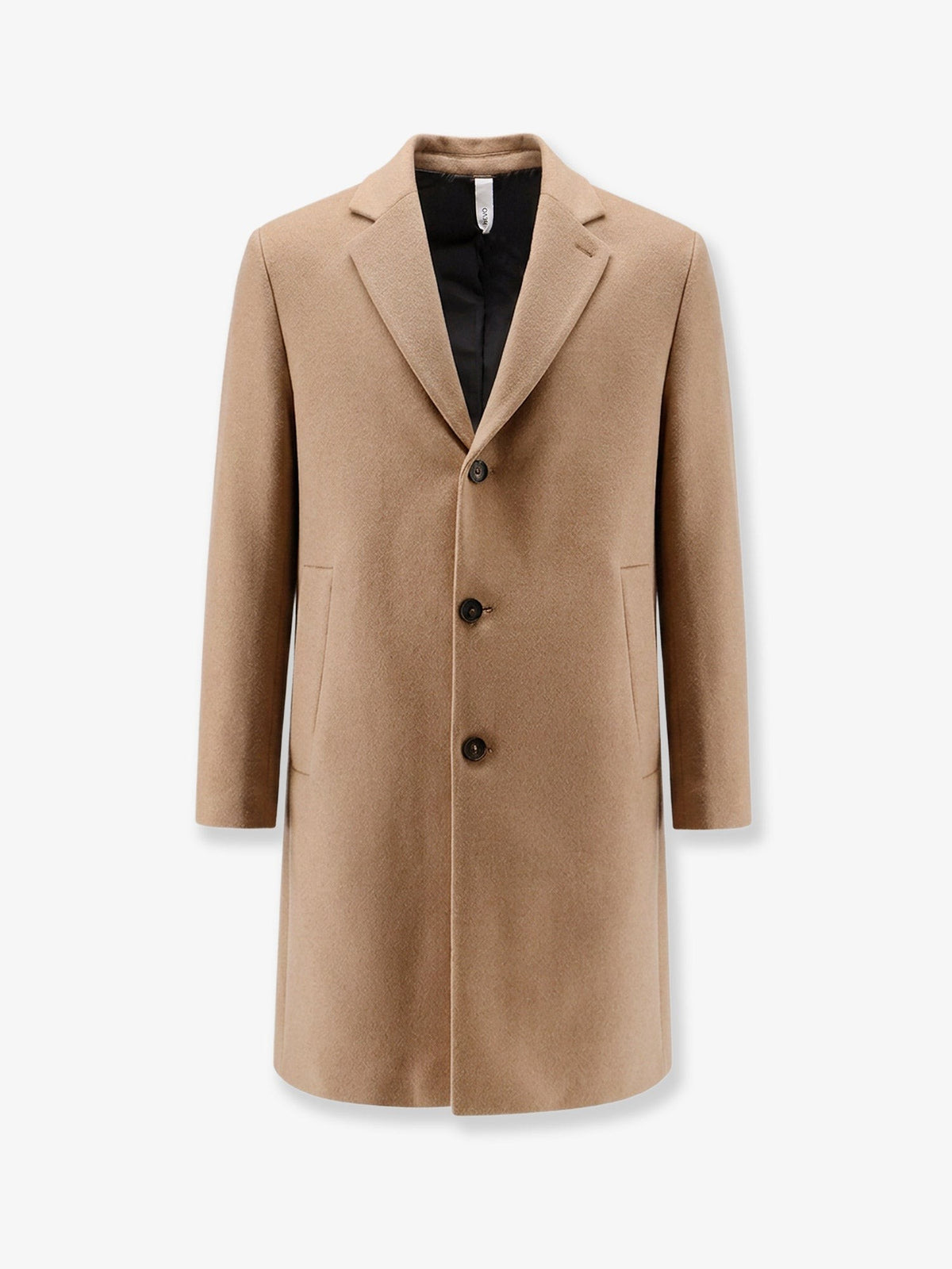 Hevò Men's Cassano Virgin Sheeps Wool Coat Beige