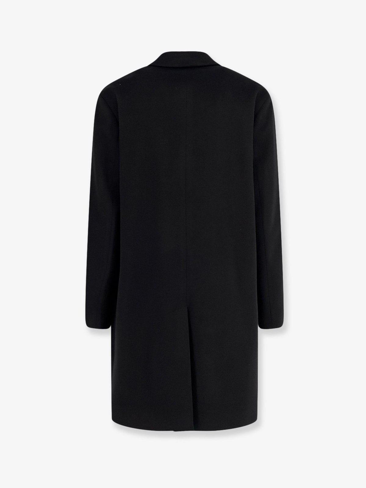 Hevò Men's Cassano Virgin Sheeps Wool Coat Black, view 2