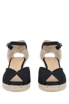Castañer Women's Espadrille White Black, view 4