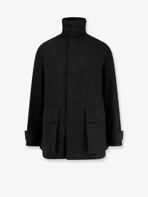 Hevò Men's Castel Del Monte Cotton Jacket Black