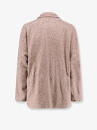 Hevò Women's Casteldelmonte Wool Blend Coat Grey