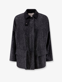 Hevò Women's Casteldelmonte Wool Blend Coat Grey