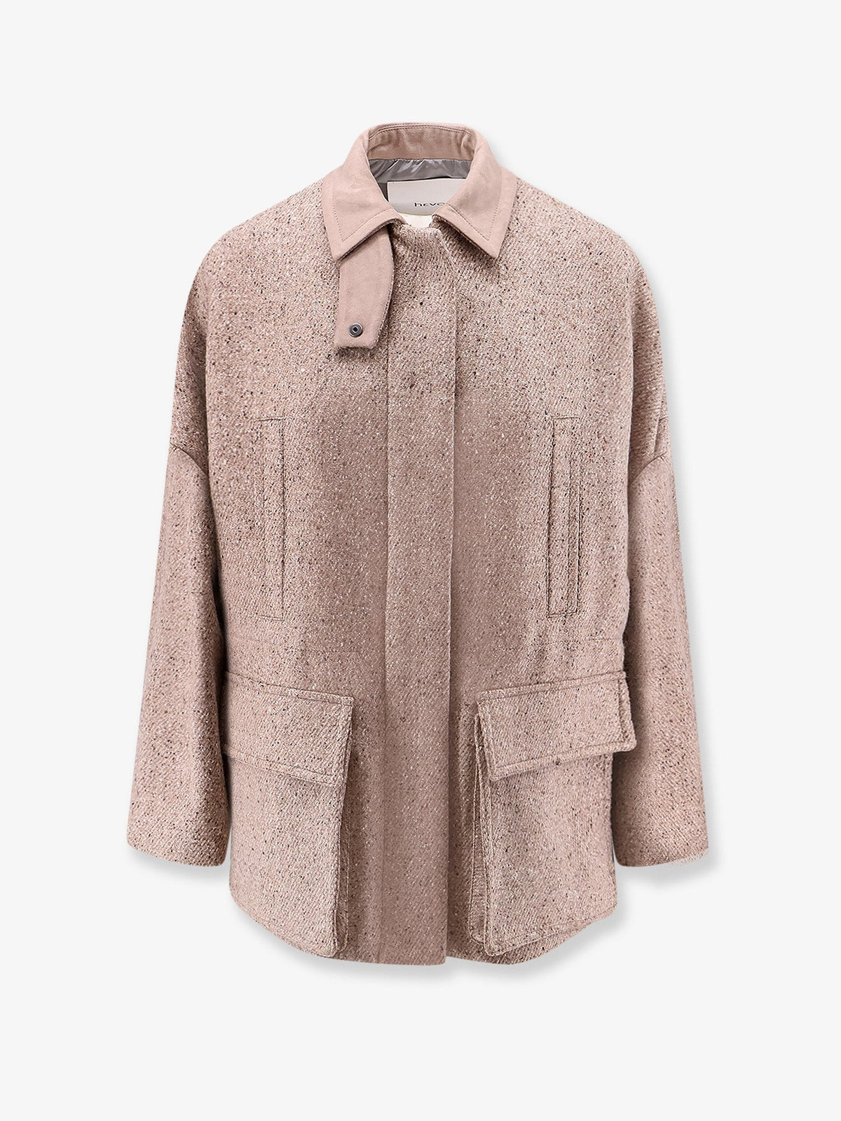 Hevò Women's Casteldelmonte Wool Blend Coat Grey