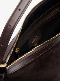 ATP Atelier Women's Castellare Suede Shoulder Bag Brown