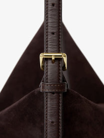 ATP Atelier Women's Castellare Suede Shoulder Bag Brown