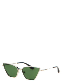Alexander McQueen Cat Eye Sunglasses Gold