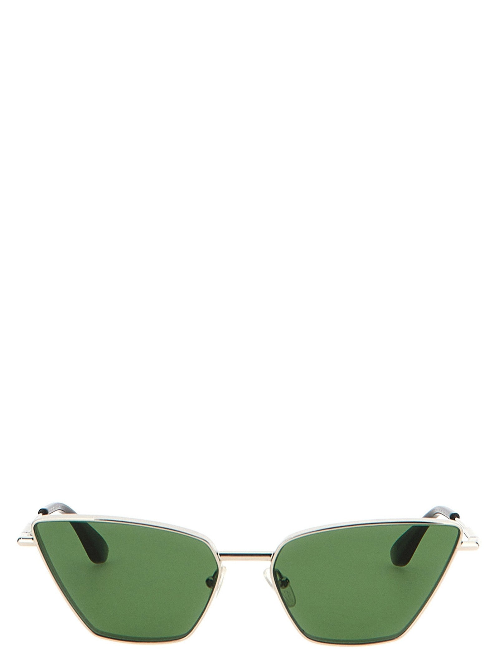 Alexander McQueen Cat Eye Sunglasses Gold